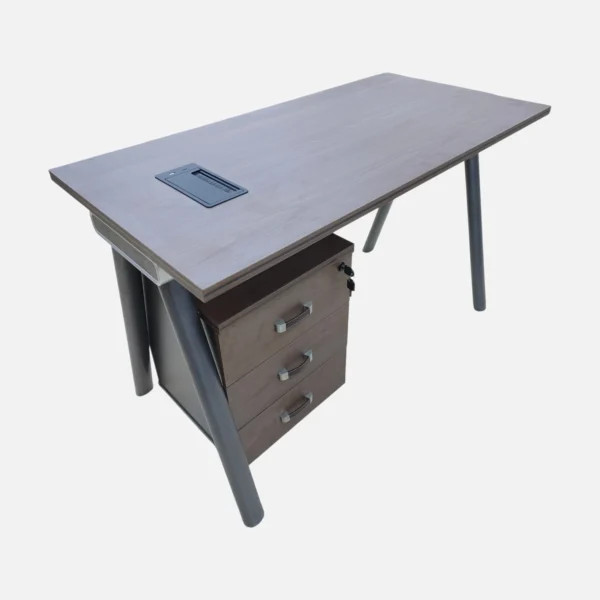مكتب BS03 مقاس 120 سم مع وحدة أدراج
