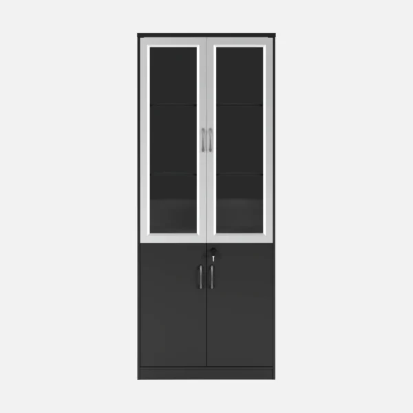 خزانة ملفات 8022 سوداء ببابين