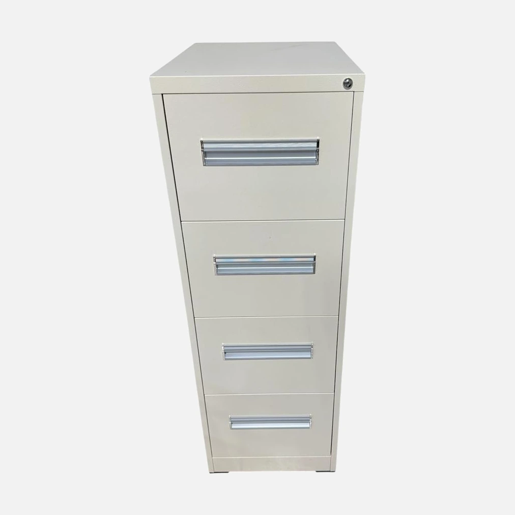 012-4Drawers-Be وحدة أدراج معدنية بيج بأربعة أدراج